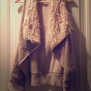 Faux fur vest